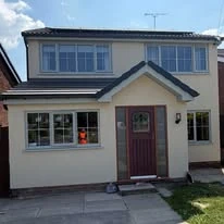 Rendered property finish